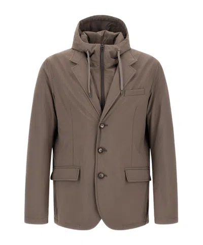 HERNO HOODED BLAZER