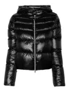 Herno Jacket With Zip And Hood In Negro