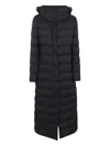 Herno Hooded Buttoned Jacket In Blue