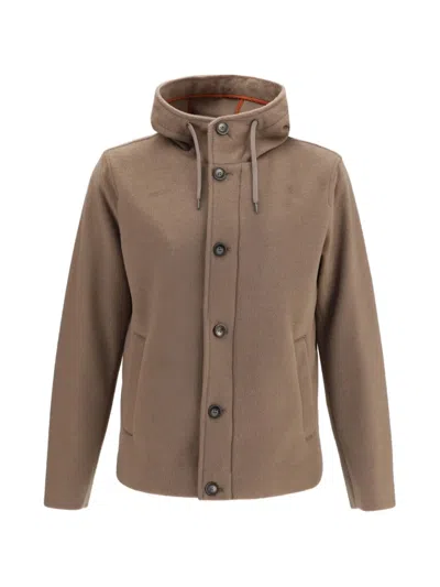 Herno Long-sleeved Casual Jacket In Multi