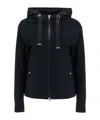 Herno Hooded Casual Jacket In Black