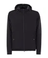 Herno Men Nylon Travel Jacket In Blue