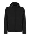 Herno Men Nylon Travel Jacket In Black