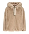 Herno Hooded Casual Jacket In Neutral