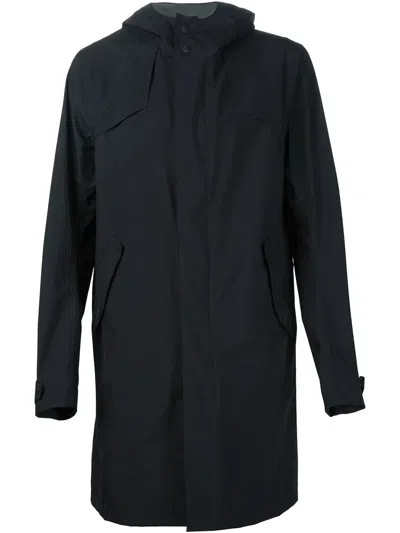 Herno Hooded Coat In Black