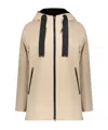Herno City Life Hooded Padded Jacket In Brown