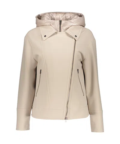Herno Hooded Cotton Jacket In Neutral