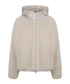 Herno Hooded Cotton Jacket In Neutral