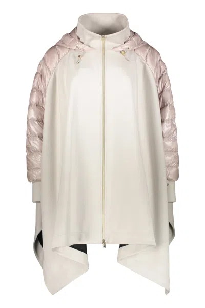 Herno Hooded Cotton Jacket In Pink
