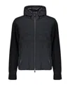 Herno Hooded Cotton-padded Jacket In Black
