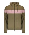 Herno Hooded Cotton-padded Jacket In Green