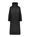 Herno Waterproof Single-breasted Coat In Black