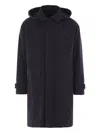 Herno Long-sleeved Down Jacket In Black