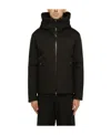 Herno Nylon Jacket With Hood And Side Pockets In Brown