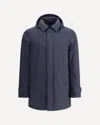 Herno Laminar Carcoat In 2 Layers Gore-tex In Blue