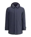 Herno Laminar Carcoat In 2 Layers Gore-tex In Blue