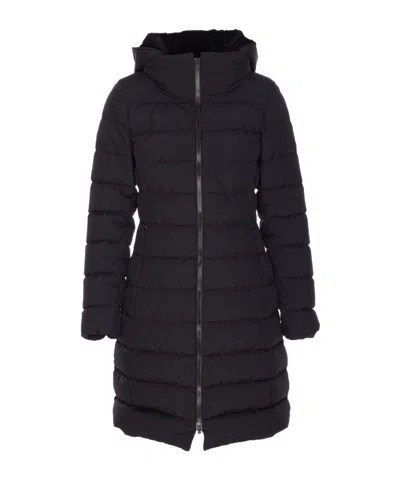 Herno Hooded Down Jacket In Black