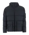 Herno Hooded Padded Jacket In Black