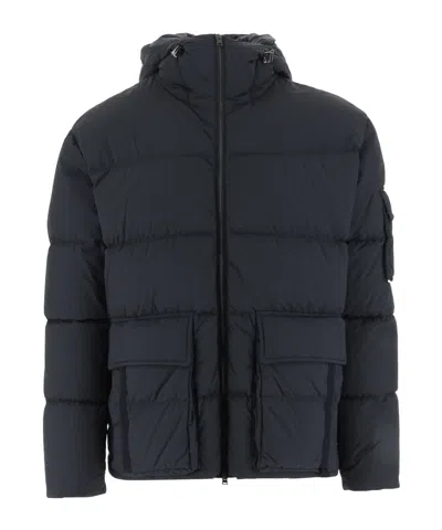 Herno Hooded Down Jacket In Black