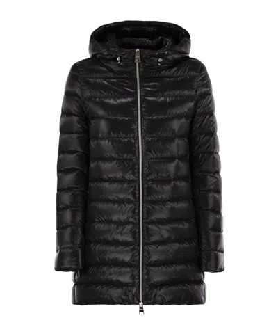 Herno Women A-shape In Ultralight Nylon In Black
