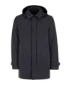 Herno Men Waterproof 2-layer Laminar Fabric In Black