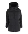 Herno Hooded Down Jacket In Black