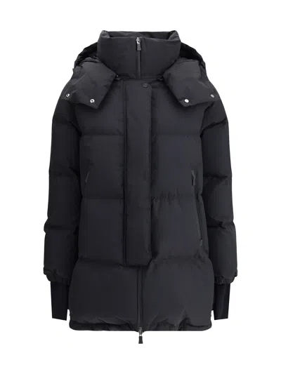 Herno Hooded Down Jacket In Black