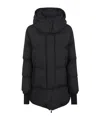 Herno Relaxed Jacket In Two Layers Windstopper In Black