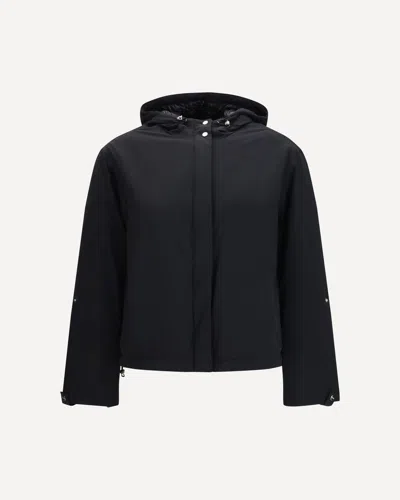 Herno Black Polyamide Shell Jacket In Blue
