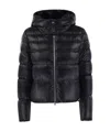 Herno Jacket With Zip And Hood In Black