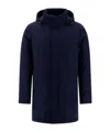 Herno Hooded Down Jacket In Black