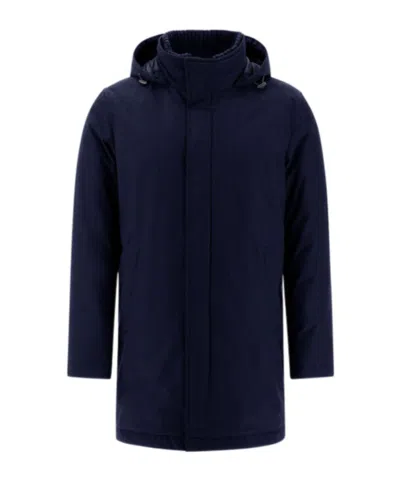 Herno Hooded Down Jacket In Black
