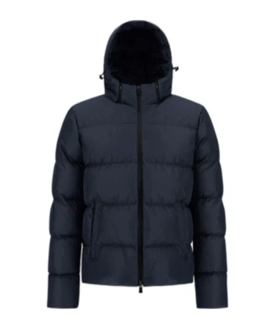 Herno Hooded Down Jacket In Black