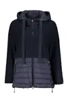Herno Hooded Down Jacket In Blue