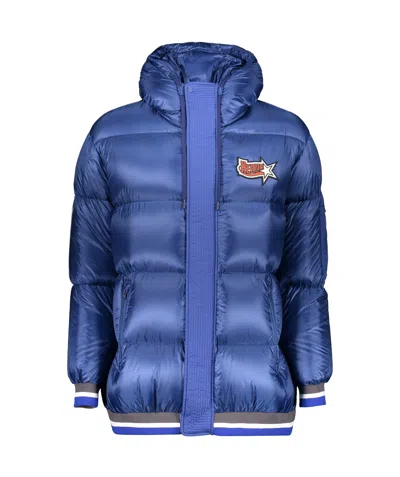 HERNO LOGO-PATCH HOODED PUFFER JACKET