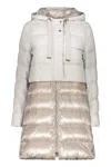 Herno Hooded Down Jacket In Gray
