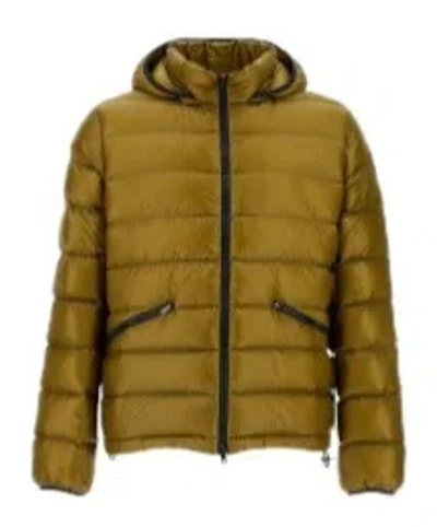 Herno Hooded Down Jacket In Green