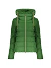 Herno Hooded Down Jacket In Green
