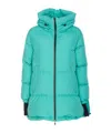 Herno Gore-tex Infinium Windstopper Laminar Down Jacket In Green