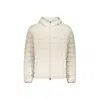 Herno Bicolor Polyamide Shell Jacket In White