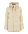 Herno Women Bi-stretch Lurex Wool Jacket In Neutral