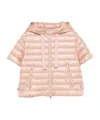 Herno Women Nylon Short Down Jacket In Nude