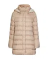 Herno Light Beige Puffer Down Jacket In Nude