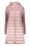 Herno Hooded Down Jacket In Pink