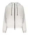 Herno Padded-panel Hooded Jacket In White