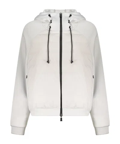 Herno Hooded Down Jacket In White