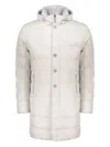 Herno Hooded Down Jacket In White