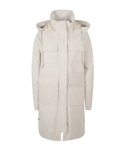 Herno Hooded Down Jacket In White