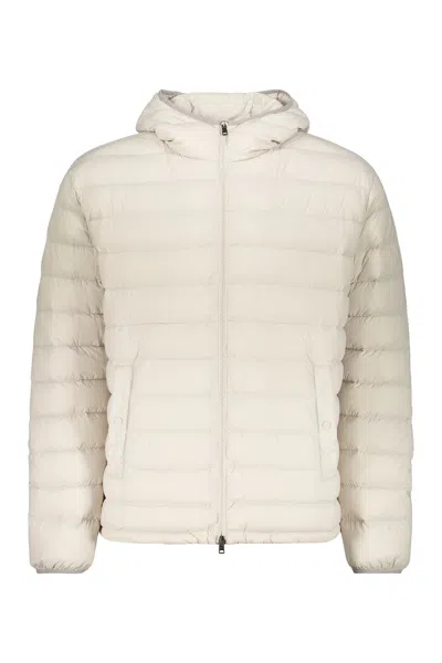 Herno Hooded Down Jacket In White