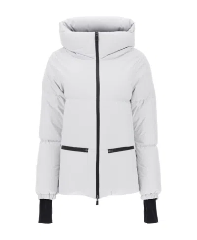 Herno Hooded Down Puff Jacket In White